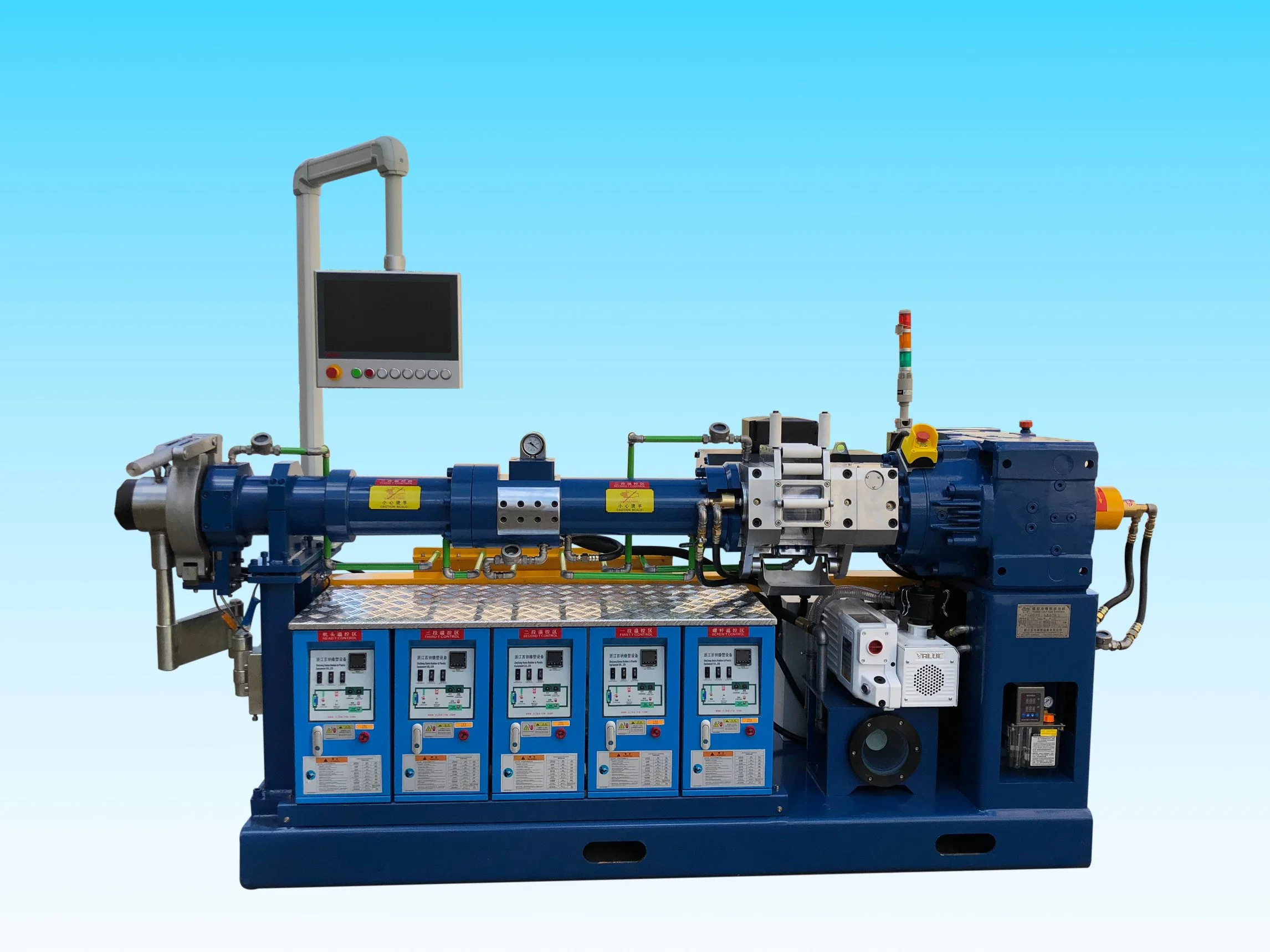 L'extrusion en caoutchouc (UHF) micro-ondes et de la vitre de porte de la machine de vulcanisation du caoutchouc profil d'étanchéité de la ligne de production d'Extrusion