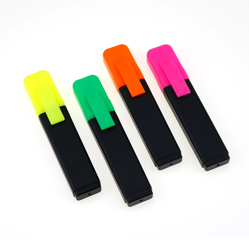 Multi Color Non Toxic Ink Highlighter Text Marker with Custom Logo