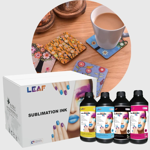 VENTE directe de l'usine d'encre à colorant POUR IMPRESSION DE SUBLIMATION DE FEUILLES