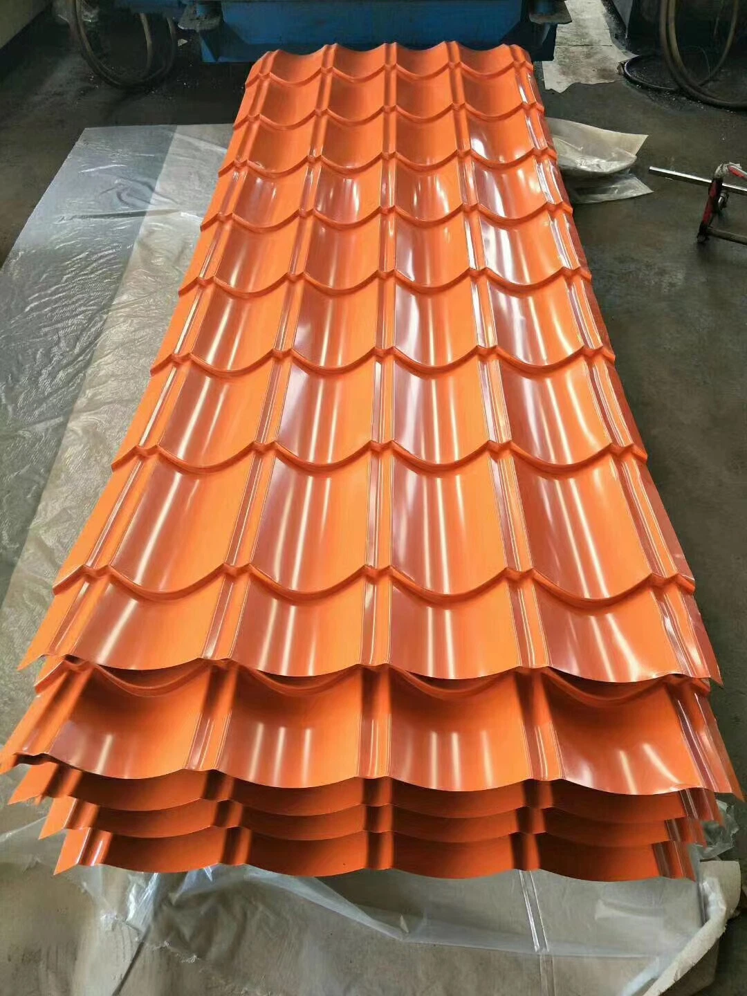 Dx51D Z275, Z100, Z80 revestido de zinco onduladas Zincalum grossista galvanizado de parede Gi-Metal Roofing Folha de aço