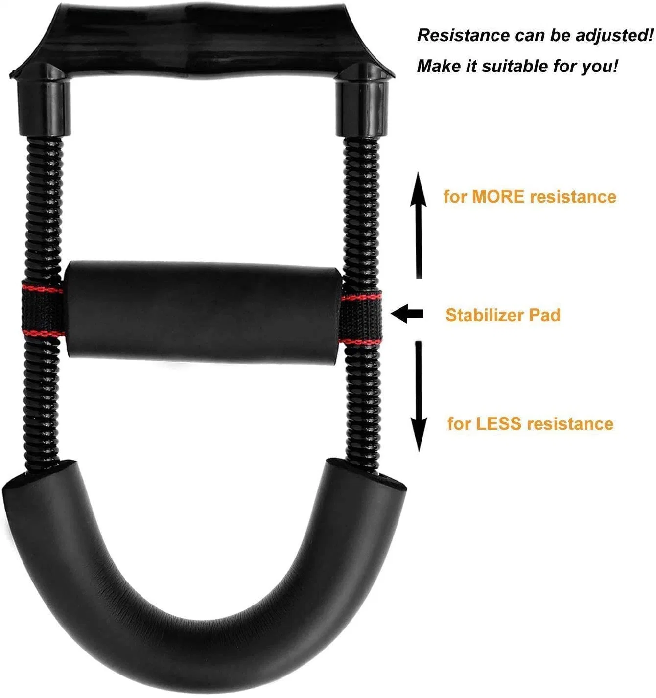 En el antebrazo muñeca Strengthener Exerciser fuerza formador de atletas de revelado, terapia física de intensidad de entrenamientos formador para principiantes Kids Esg11046 terapia