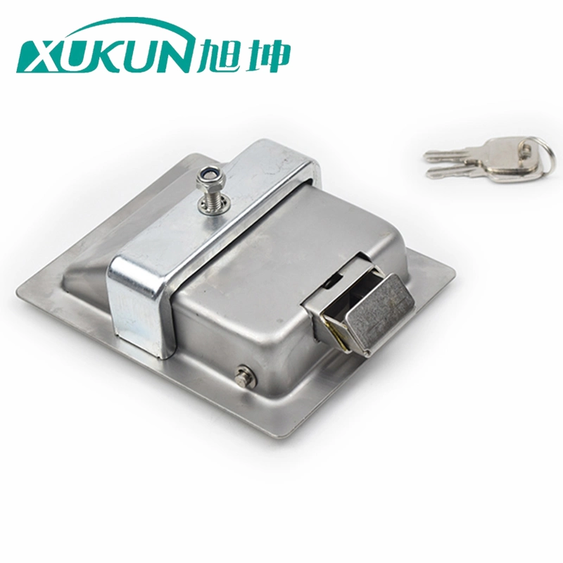 304 Stainless Steel Southco Keydoor Lock Panel Lock with 2 Keys, Industrial Electric Cabinet Latch, Toolbox Storage Door Lock