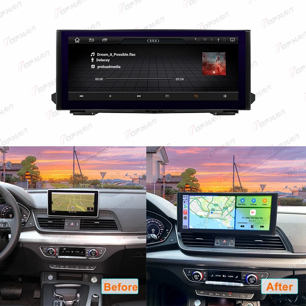 12.3" for Audi Q5l 2018-2021 Stereo Car Radio Multimedia Video Player Auto