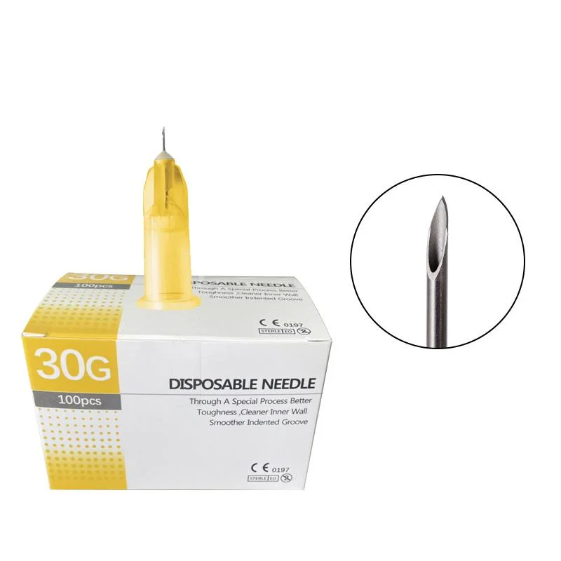 Wholesale Mesotherapy Needle 30g 4mm 13mm 25mm Disposable Hypodermic Needle for Inject