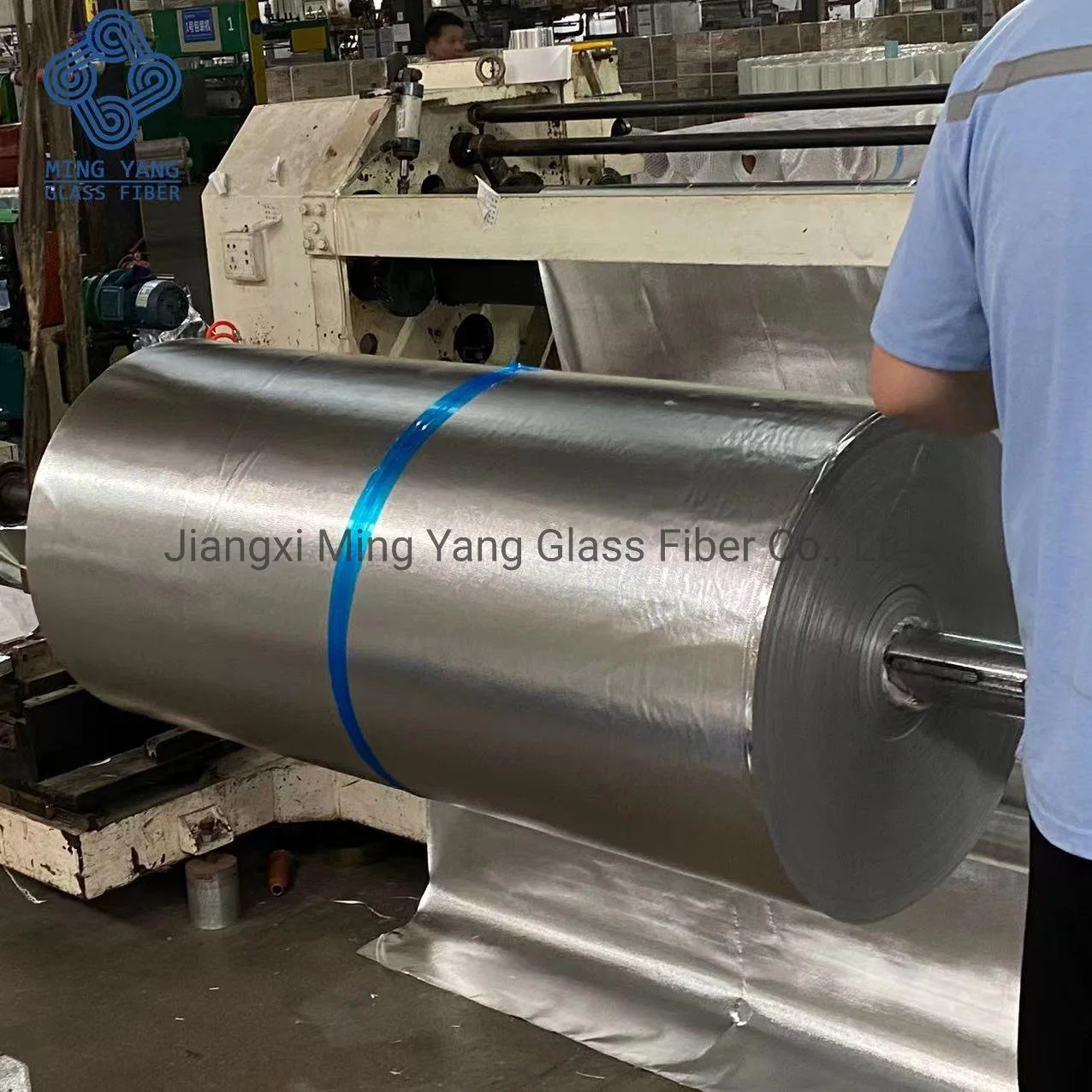 Fiberglass Cloth Roll Aluminum Foil Fiberglass Cloth