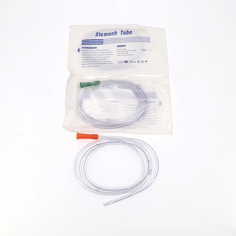 Disposable PVC or Silicone Stomach Feeding Tube with or Without X-ray Line