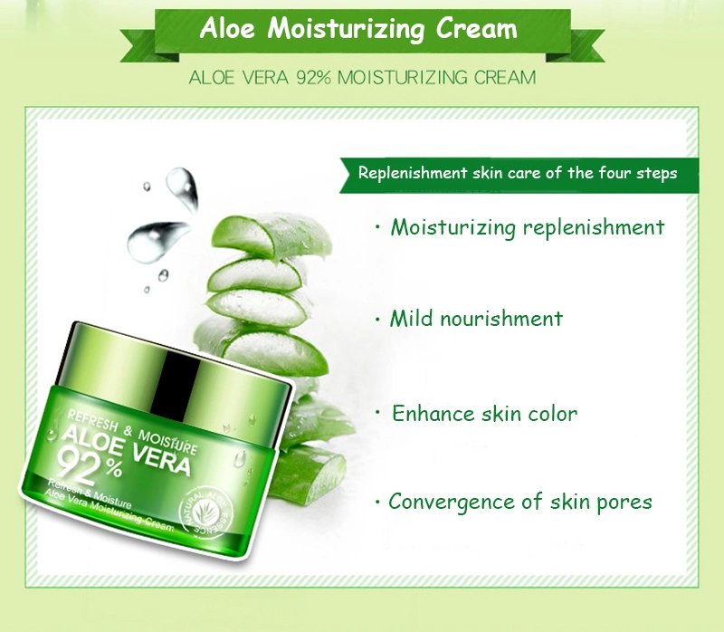 Skin Care Products Organic Aloe Vera Face Moisturizer Cream