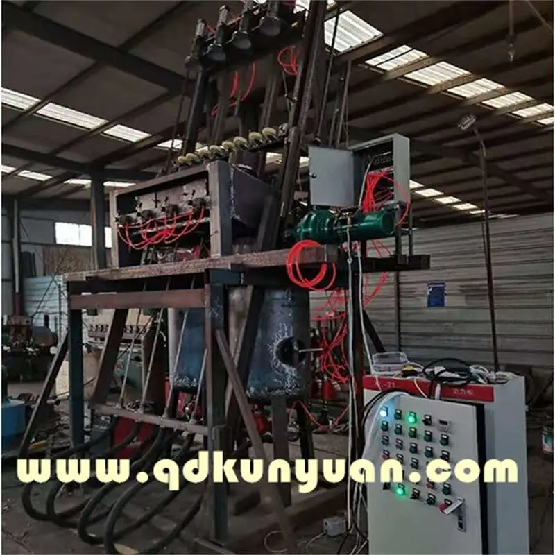 Steel Cylinder Inner Wall Shot Blasting Machine for Liquefied Gas Bottles Cleaning Abrator