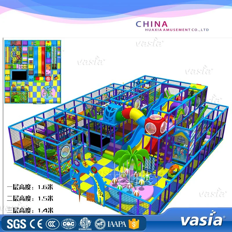 2020 Vasia Jungle Theme Larger Plastic Indoor Play Park