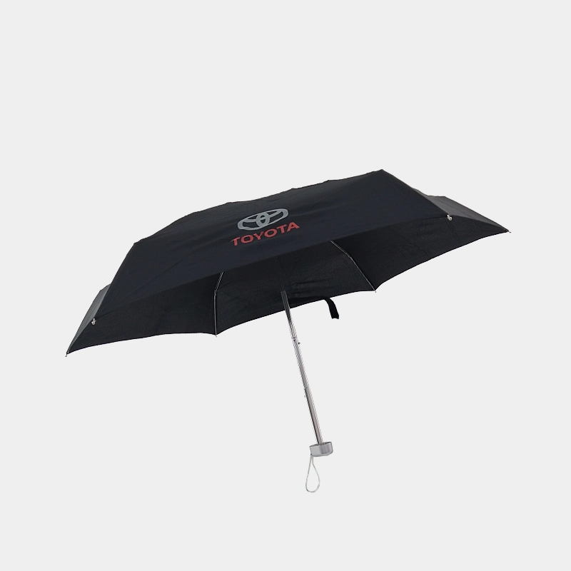 Super Mini Custom Printed Promotional Compact Umbrella 5 Fold Umbrella