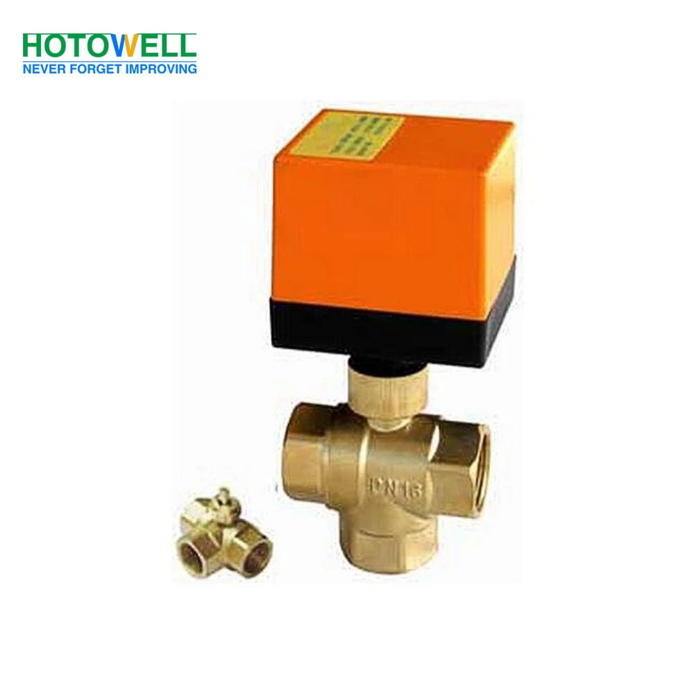 2/3 Way on/off Electric Motorized Brass Ball Valve