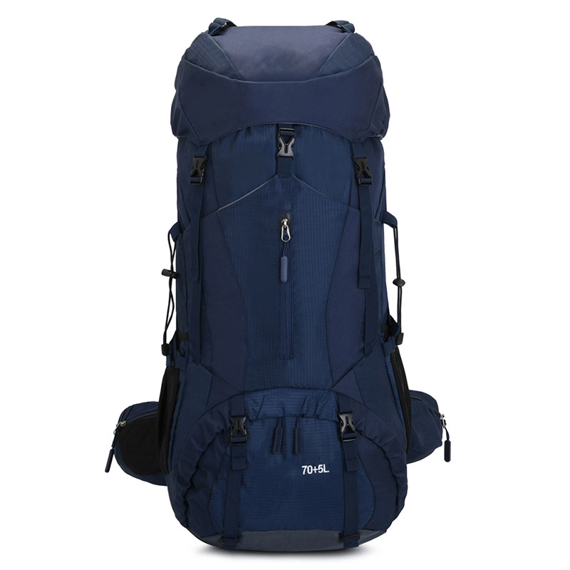 Водонепроницаемый рюкзак 75L Canvas Lightweight Hiking / Outdoor Sport Travel Суеточный пакет для скалолазания в сумке для кемпинга