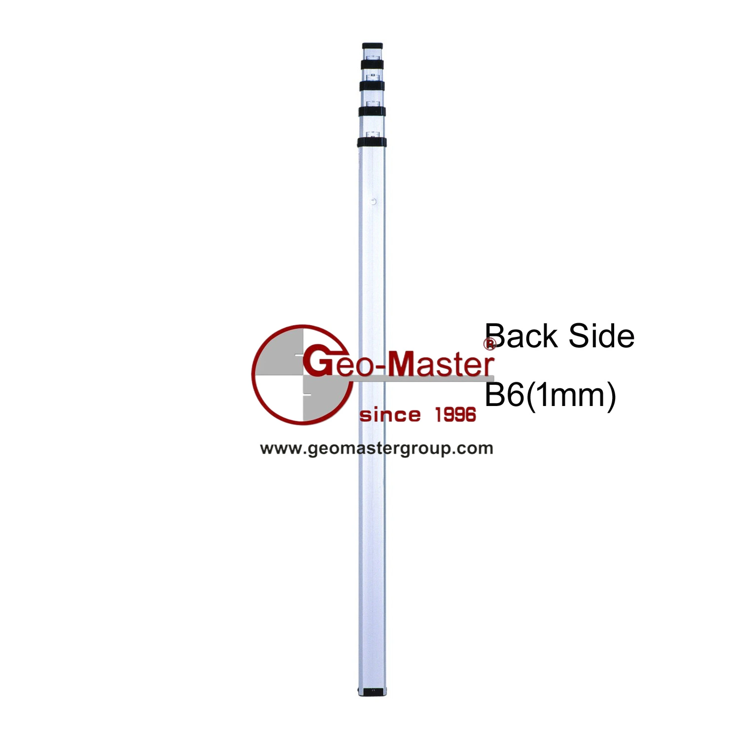 Geomaster Backtside Graduation (1mm descending reading) for Aluminum and Fiberglass Leveling Staffs