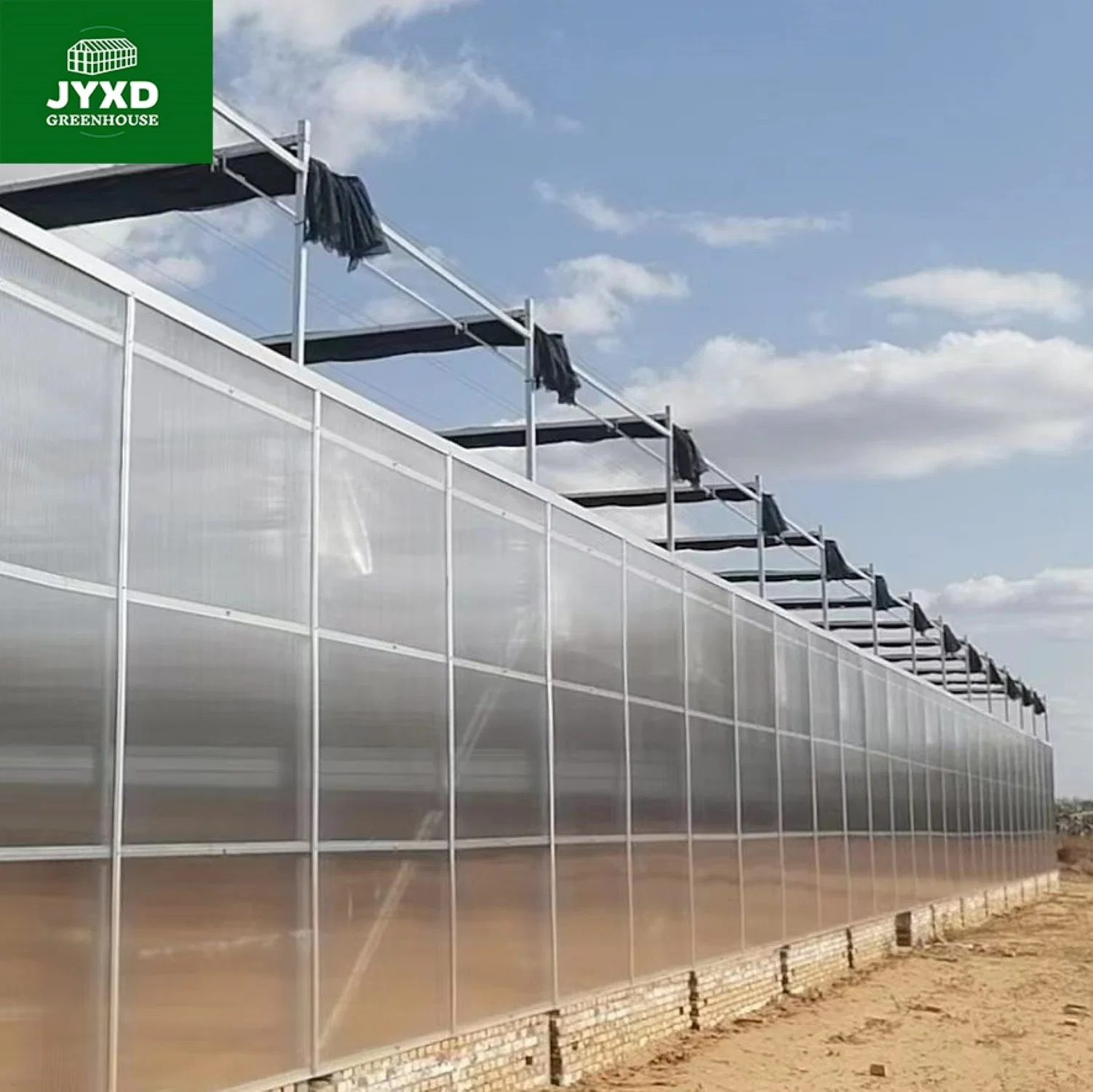 Film Greenhouse with Vertical Hydroponic Microgreen Trays Grow System