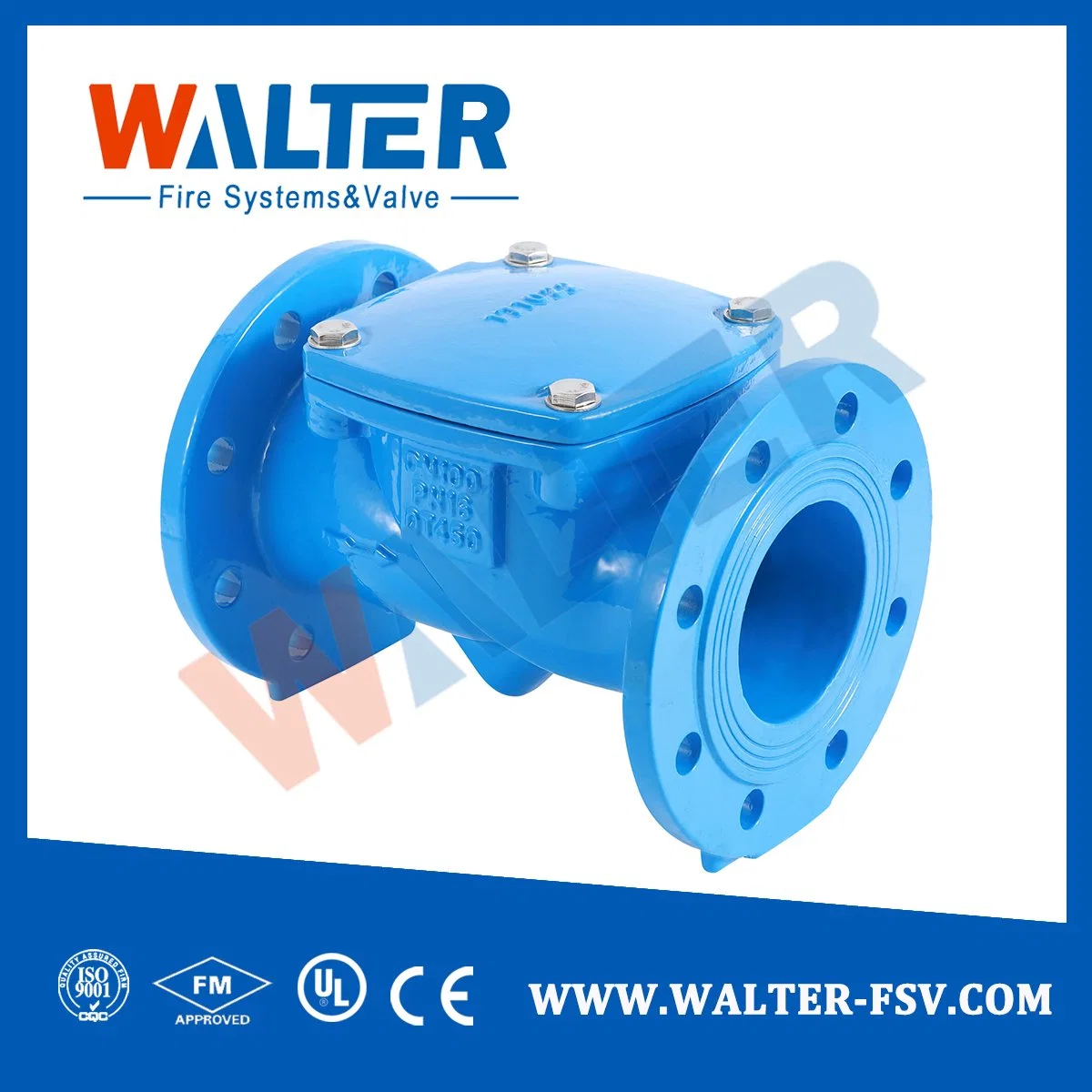 Cast Steel Double Flanged Swing Check Valve at Competitive Price From Chinese Manufacturer