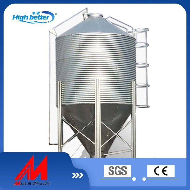 Farm Machinery Storage Bins Galvanized Steel Feeding Silo