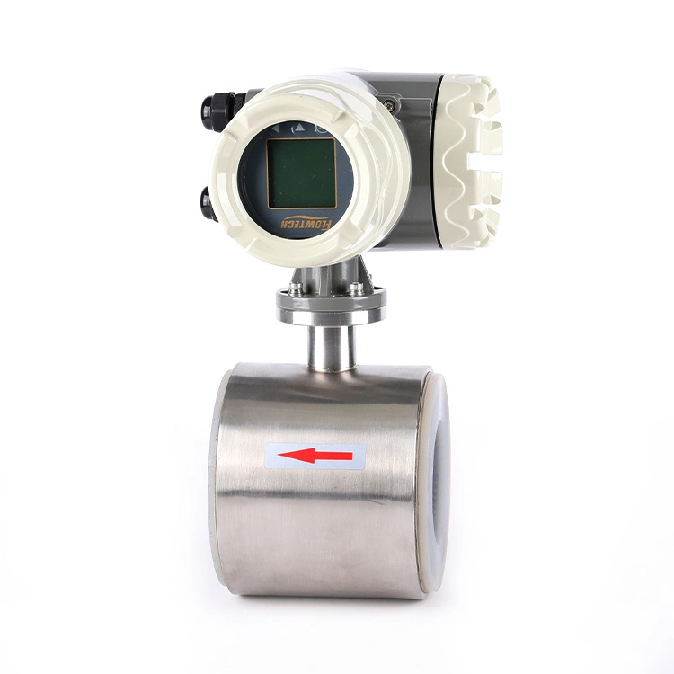 Mini 6 Inch Seawater Tap Water Liquid Control Intelligent Electromagnetic Flow Meter