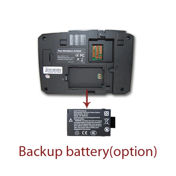 Biometrics Fingerprint Time Attendance & Access Control with Li-Battery (TFT600/B)