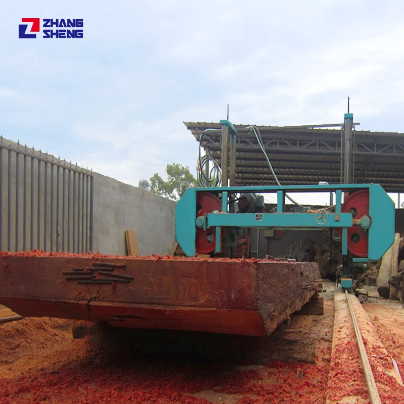 Fully Automatic Industrial Heavy Horizontal Woodworking Bandsaw Sawmill