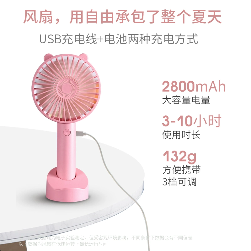 Chinese Cute with Light Abanicos Teletubbies Wholesale/Supplier Folding Rechargeable Lontor Hand Cheap Promotion Gift