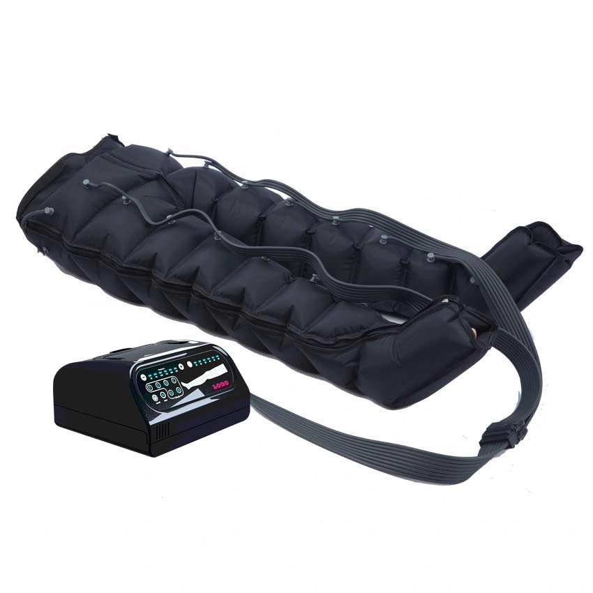 Portable Air Compression Massage Boot Pulse Recovery System Massager with 6 Chambers