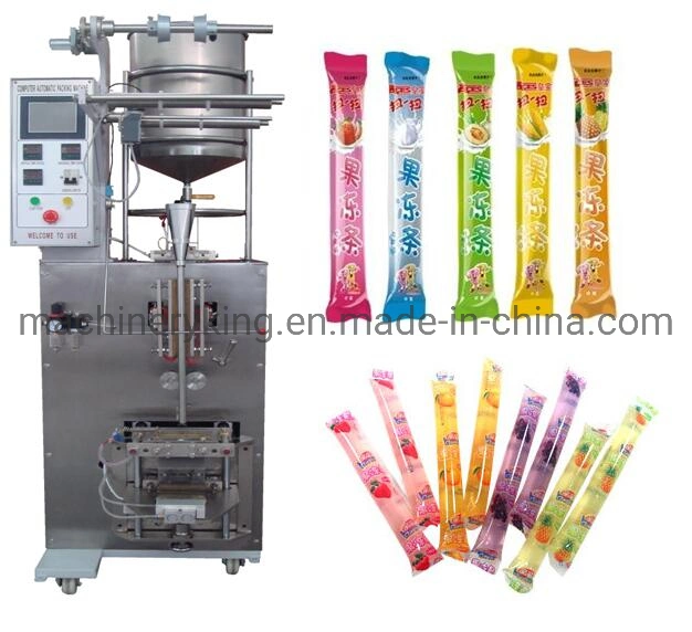 Fruit Juice Ice Lolly Beverage Honey Oil Jelly Stick Milk Water Pouch Filling Packing Machine