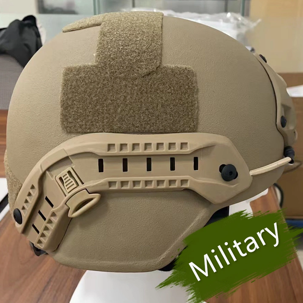 Factory Military Wholesale/Supplier PE/Aramid Bullet Proof Helmet Bulletproof Helmet Nij Iiia