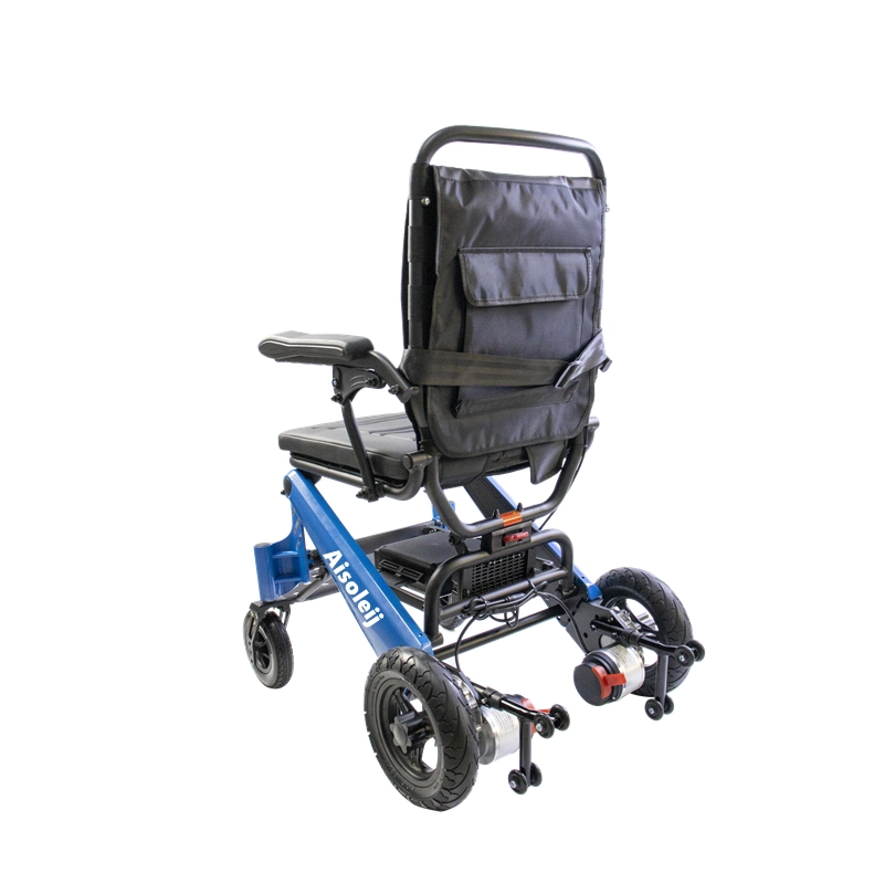 Ultra Light Magnesium Handicap Folding Power Electric Wheelchair