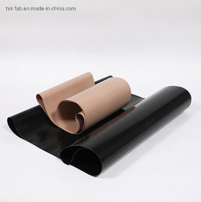 Customized Size Heat Resistant PTFE Coated Fiberglass Fabric for Seamless Fusing Machine Conveyor Belt