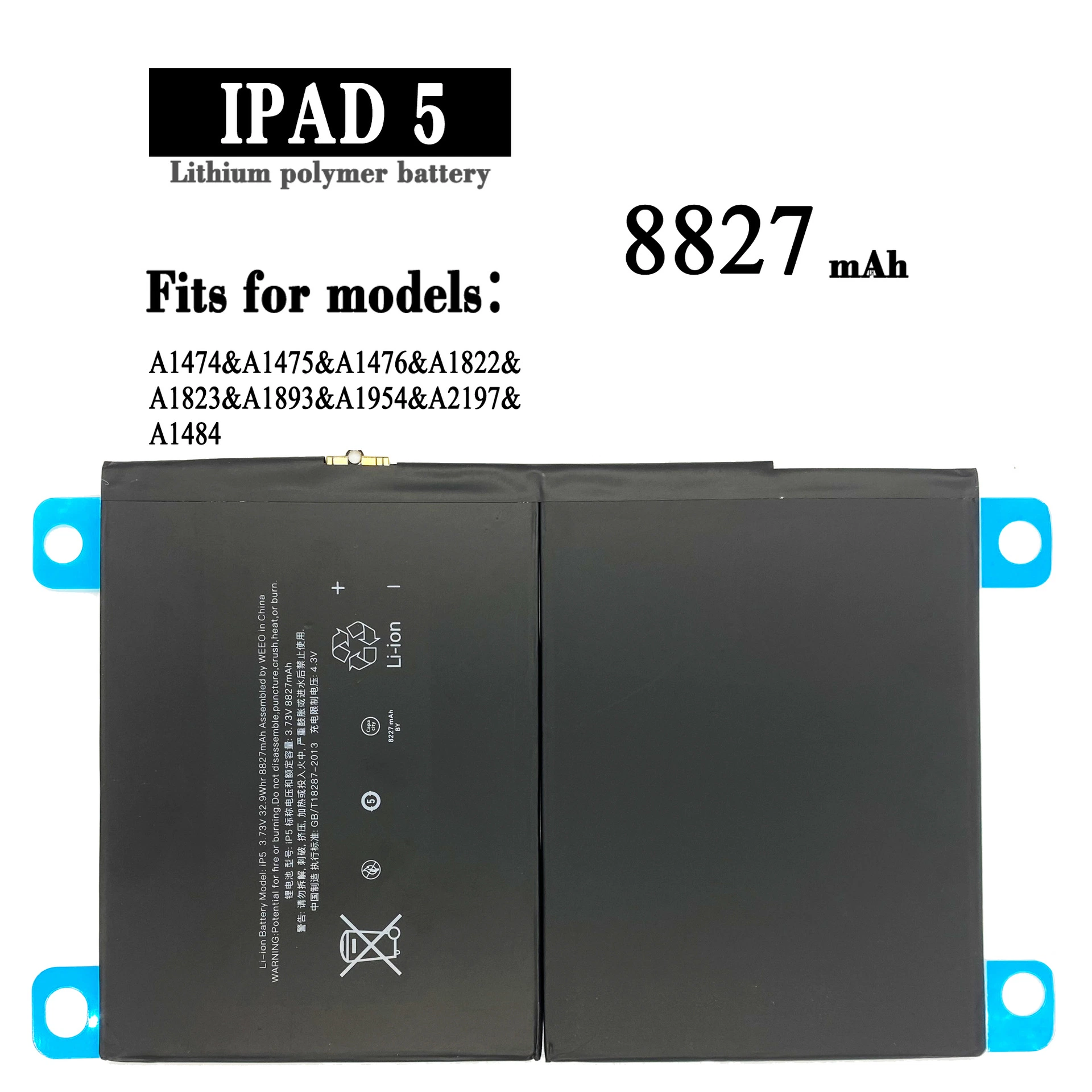 for Apple iPad PRO A1798 Battery 10.5 Inch A1701 A1709 A1798 Can Replace Battery