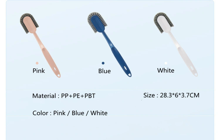 Multi-Function Plastic Long Handle Shoe Cleaning Brush