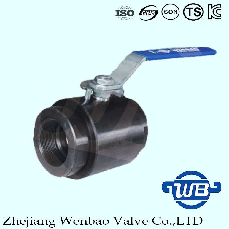 2PC High Pressure Forging Floating Ball Valve with Manual Handle