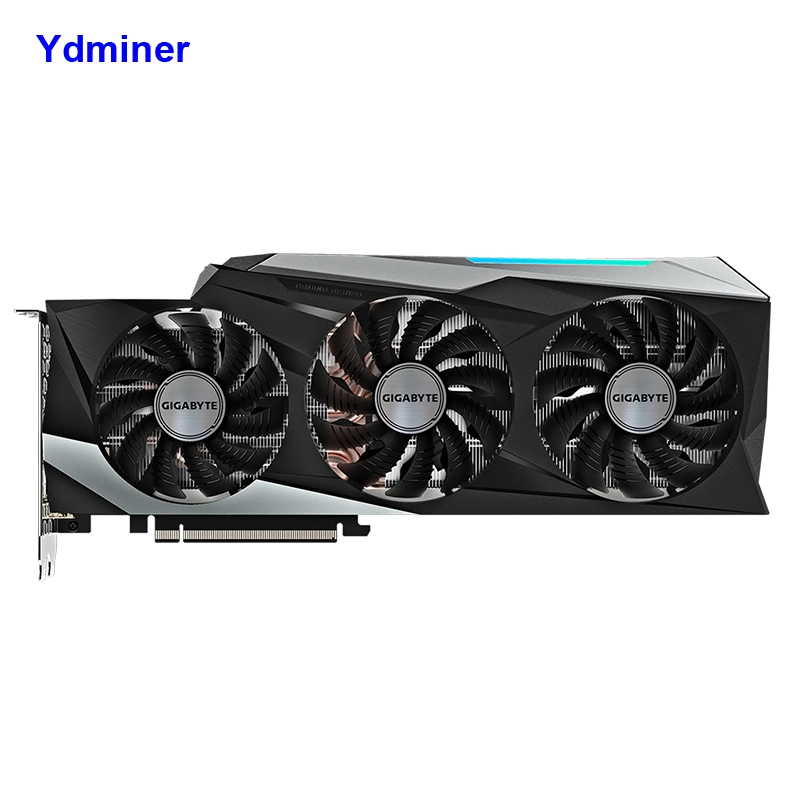 Rentable RTX 3080 Video de la tarjeta gráfica con 3 ventiladores