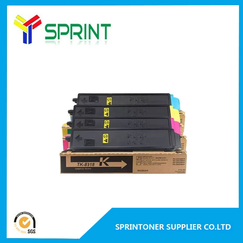 Compatible Tk8315 Tk8316 Tk8317 Tk8318 Color Laser Copier Toner Cartridge for Kyocera Taskalfa 2550ci