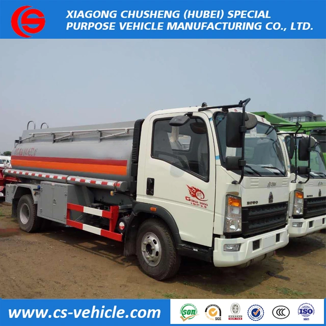 5000liters Aluminium / Carbon Steel Refuel Tank Truck