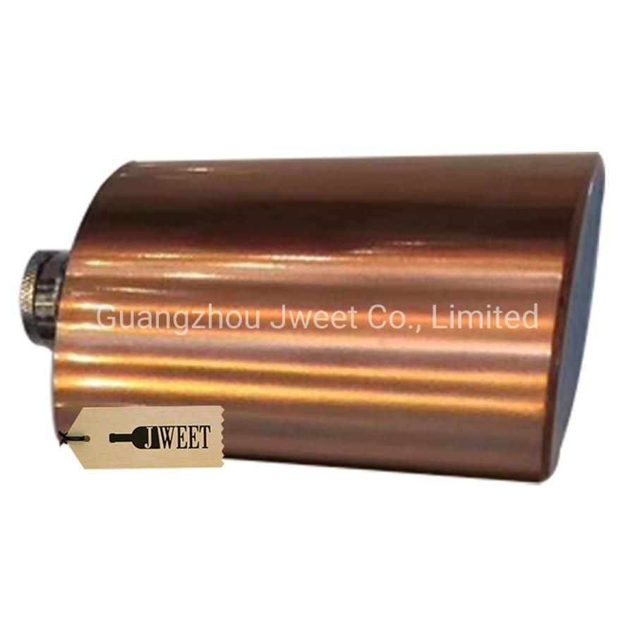 Copper Color Stainless Steel Wine Hip Flask 4oz