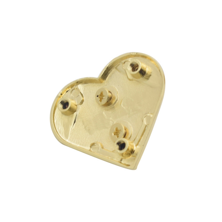 Fashion Alloy Metal Heart Shape Arch Bridges for Bag Luggage Hardware Accessories