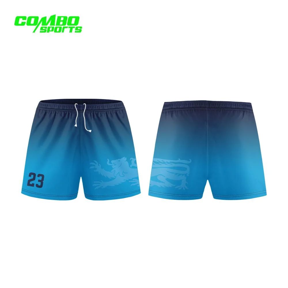 2022 Customized Design OEM Rugby Short Good Looking Colorful Fashion Cut and Sewn Rugby Short