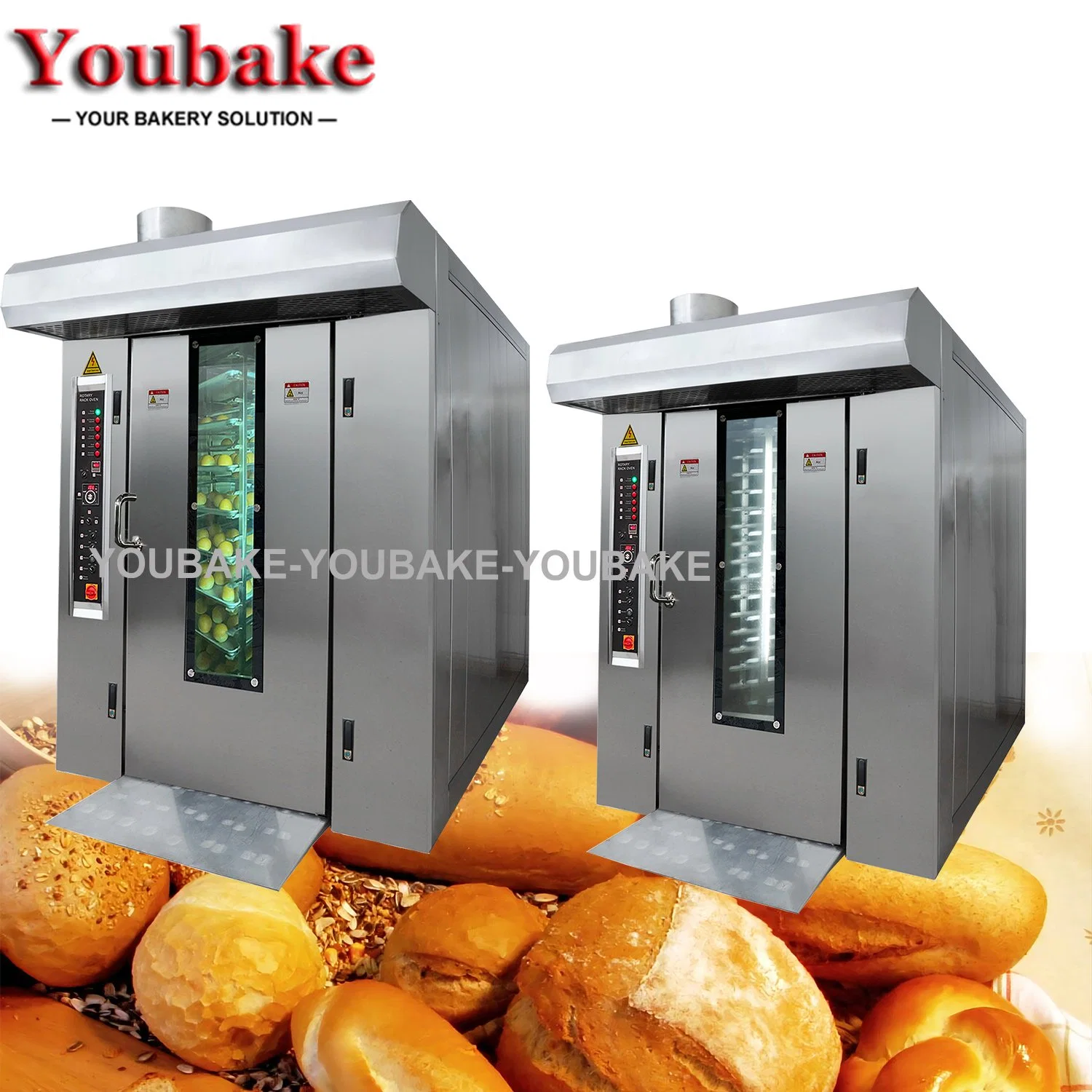 Commercial Electric Gas Heating Stainless Steel Rotating Grill Whole Chicken Rotisserie Oven for Restaurant