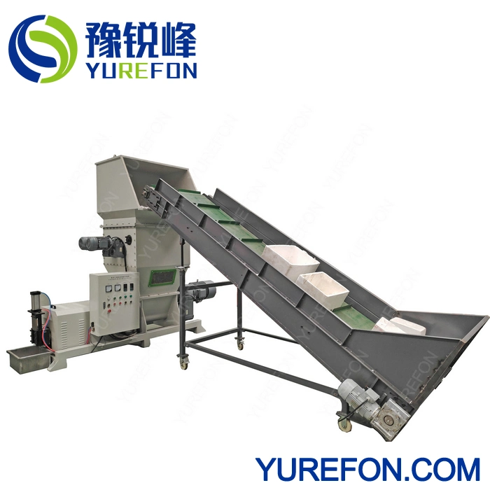 Foaming Plastic Recycling Melting Machinery for EPS XPS EPP Material