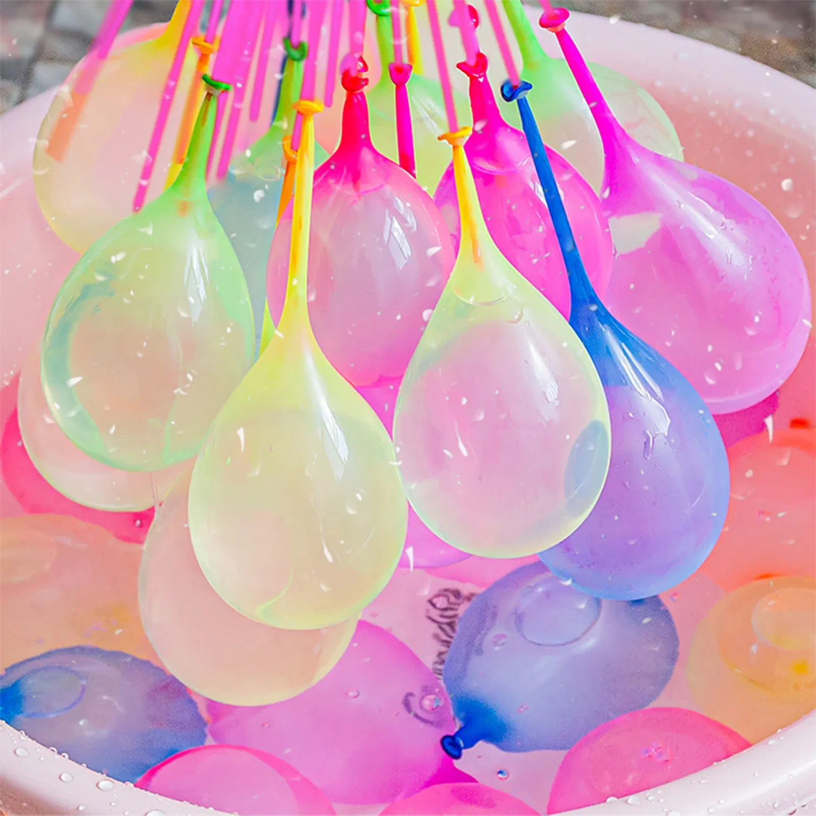 Großhandel Bunte Selbst Versiegelung Wasser Luftballons Magic Water Balloon Sommer Thema Party Ballon Wasser