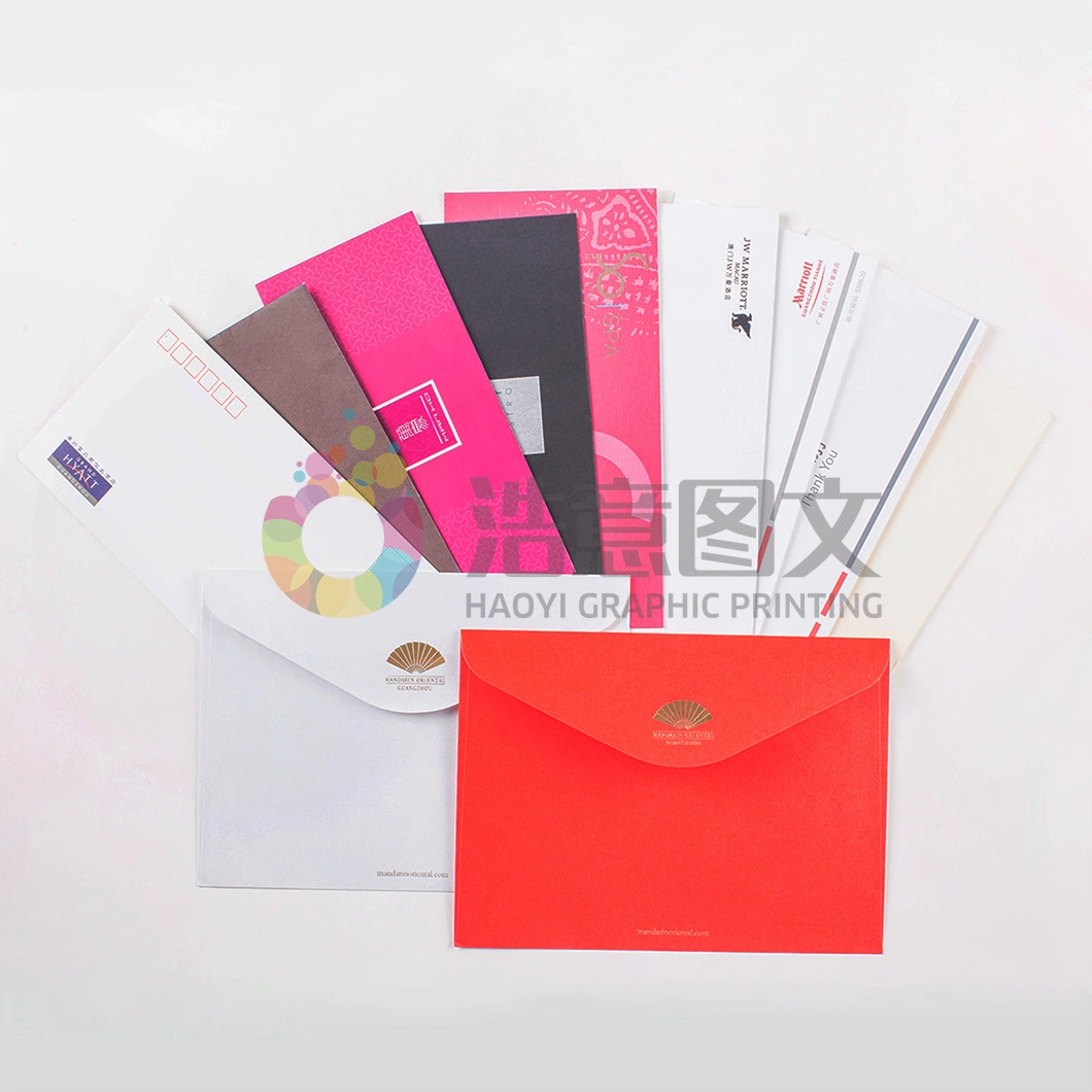 China Wholesale Company Special Paper Envelope Logo Printing Bronzing Packaging