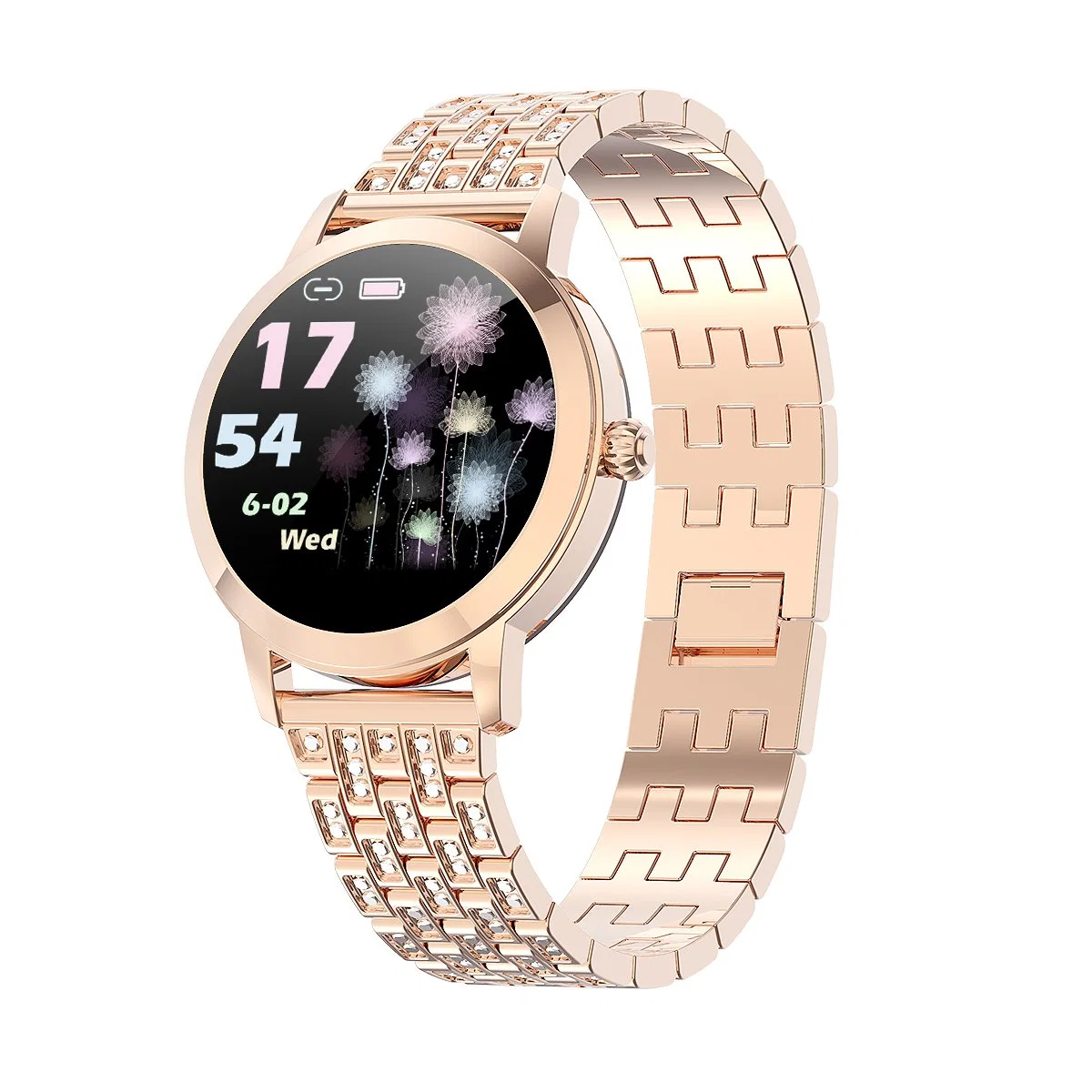 Venta caliente Mujer Diamante Smartwatch Lw10 Mujer Smartwatch IP68 inteligente Relojes Pk kW10