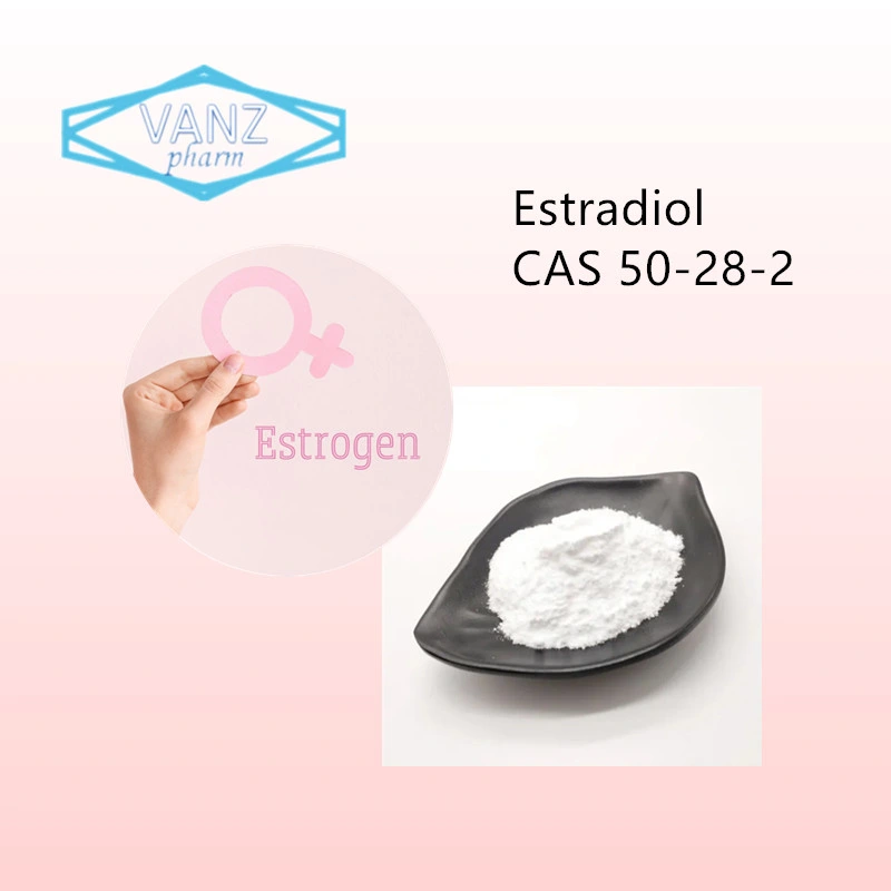 Hubei Vanz Estradiol 99% USP Beta Estradiol 50-28-2 Beta Estradiol Estrogen E2 Powder Hormone Estradiol Micropowder with 1000+ Good Feedbacks