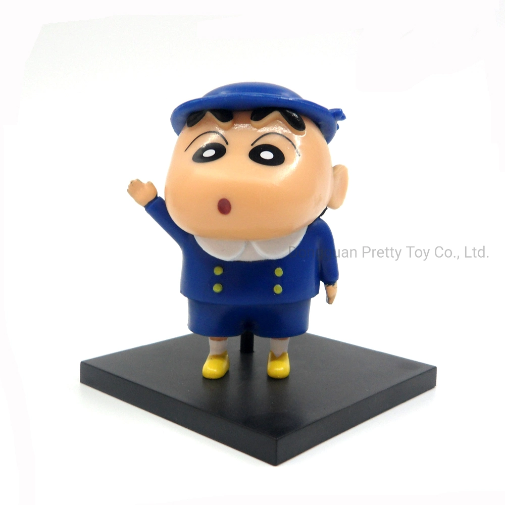 Personalización de la fábrica PVC Crayon Shin-Chan Cartoon Anime figura Juguetes