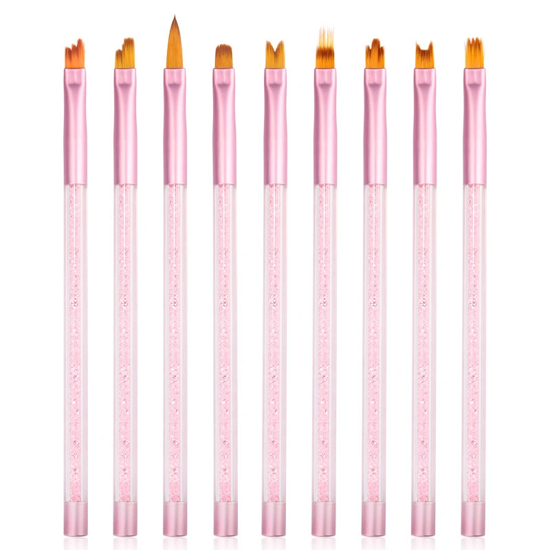 New Design Manicure Tool Professional Nail Painting Petal Brush Pen Gradient Stick for Nail Art