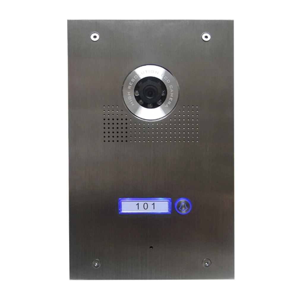 Doorphone-Aluminum Alloy Panel with IR Camera for Intercom