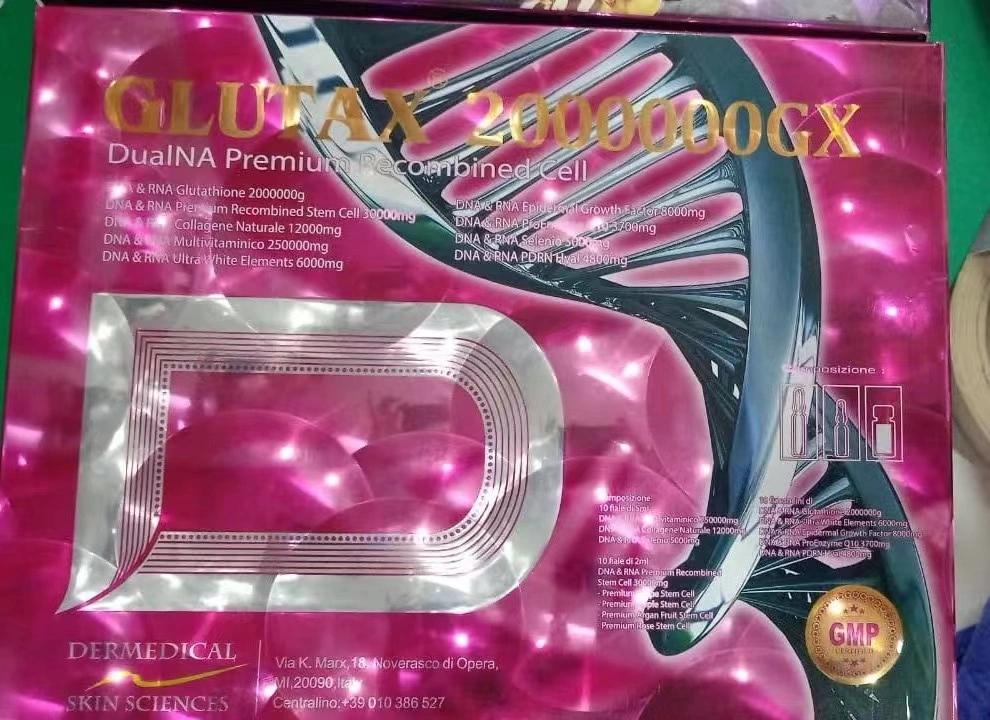 2023 Nuevo Glutax mejorado 2000000gx 180W Productos blanqueadores Inyección Glutatión