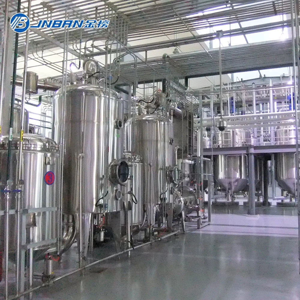 Stainless Steel Automatic Vacuum Concentration Tank High Productivity Herb Fruit Juice Concentration Machine Evaporator Equipment