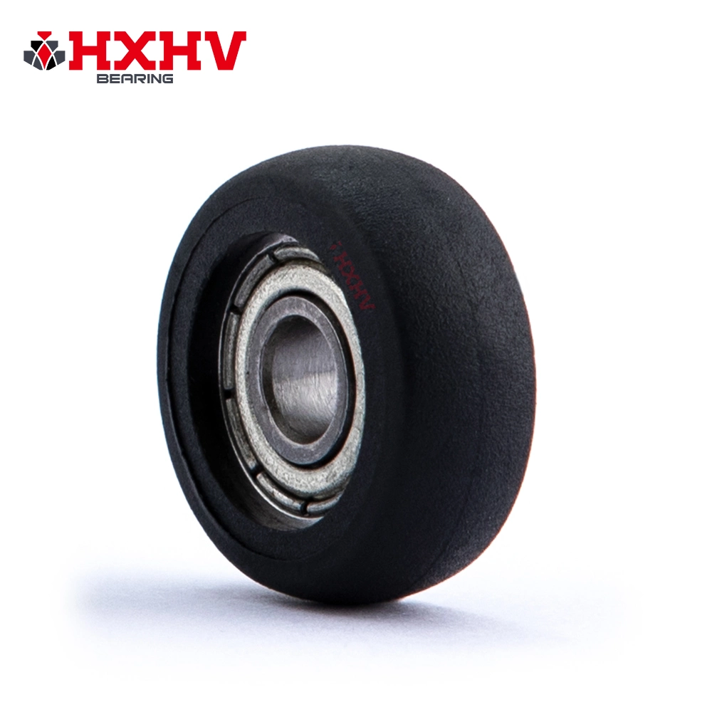 hxhv black round roller wheels for roller skates with rubber wheels